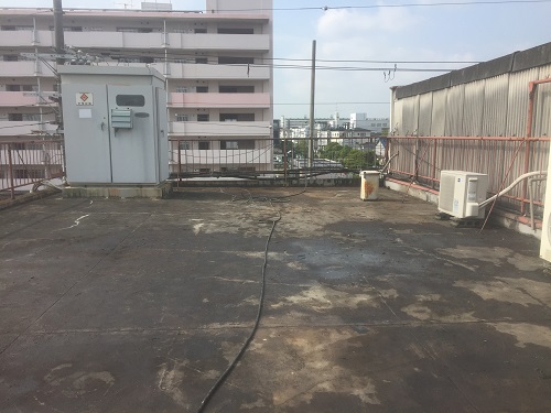 大阪市平野区Ｔ様邸　工場陸屋根防水工事